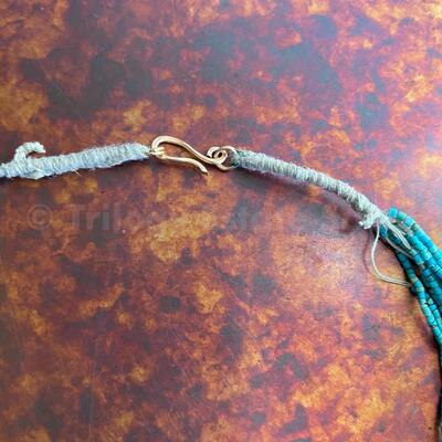 Mutli-Strand Turquoise Beaded Necklace