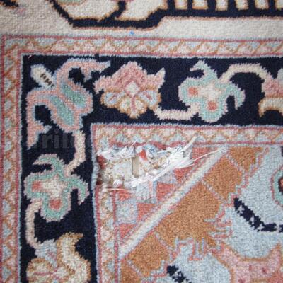 Persian Carpet: Heriz Wool, Signed