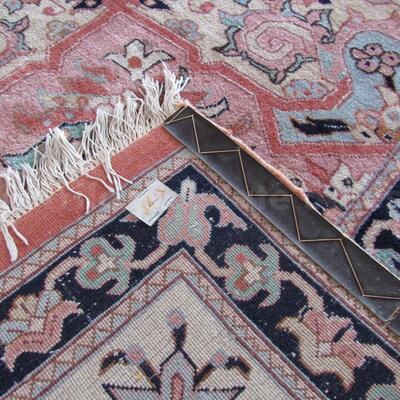 Persian Carpet: Heriz Wool, Signed