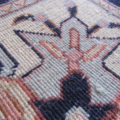 Persian Carpet: Heriz Wool, Signed