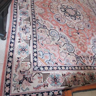 Persian Carpet: Heriz Wool, Signed