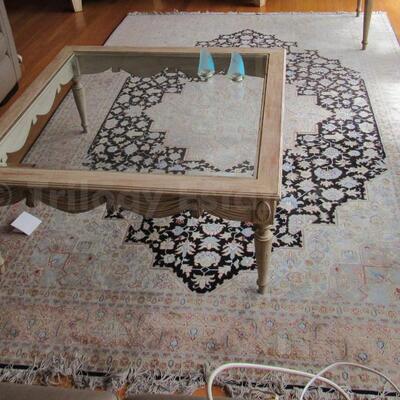 Persian Carpet: Heriz Wool and Silk