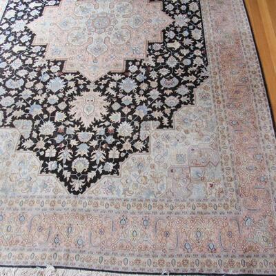 Persian Carpet: Heriz Wool and Silk