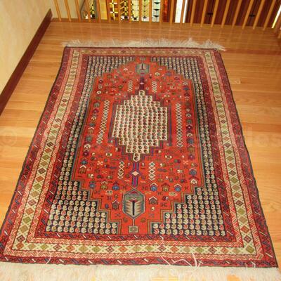 Persian Tribal Wool on Wool Carpet