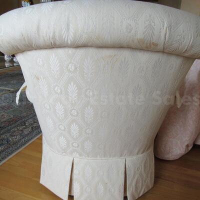 Pair of White Baker chairs