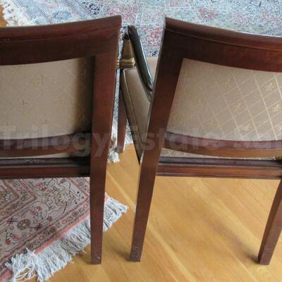 Pair Century Furniture French Empire chars