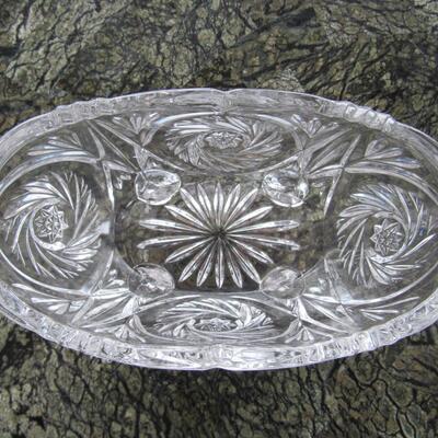 Two Slovakian crystal bowls