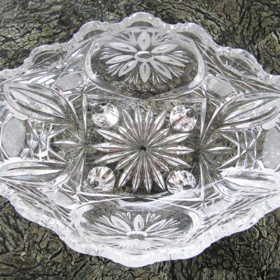 Two Slovakian crystal bowls