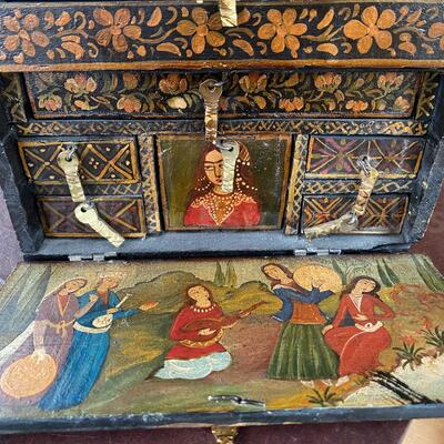 painted persian box