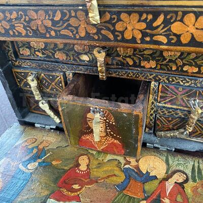 painted persian box