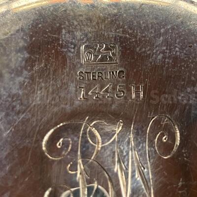 Whiting sterling silver rÃ©poussÃ© bowl