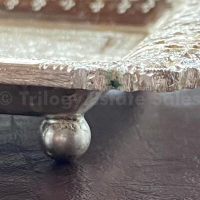 Persian 900 standard silver footed tray