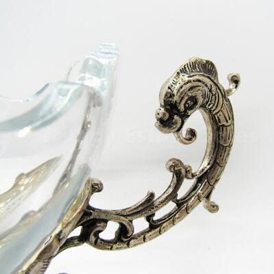 Silver Centerpiece with glass lining