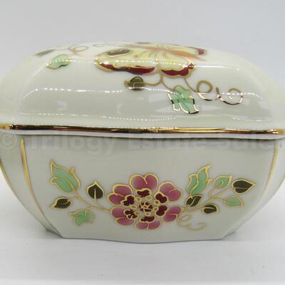Two pieces of Zsolnay Hungary porcelain