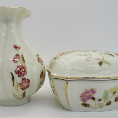 Two pieces of Zsolnay Hungary porcelain