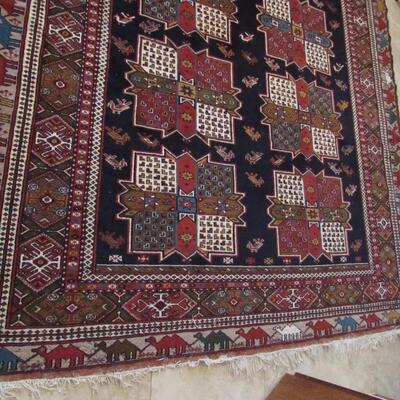 Turkish Tribal Wool Carpet