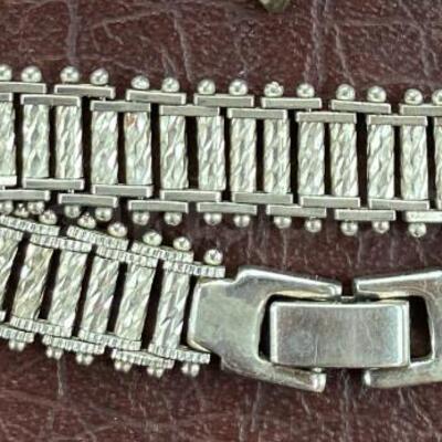 Iranian silver link bracelet