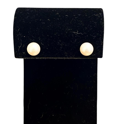 14K Pearl Post Earrings