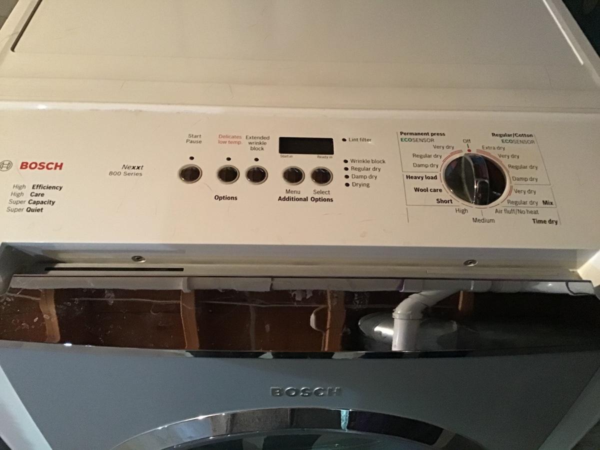 D1065 Bosch Nexxt 800 Series Washer & Dryer
