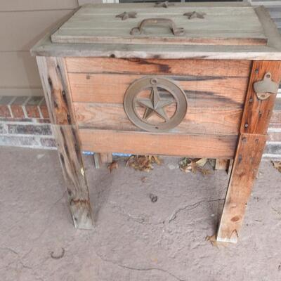 Rustic Outdoor Cooler