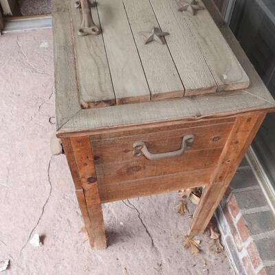Rustic Outdoor Cooler