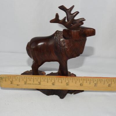 Miniature Carved Elk