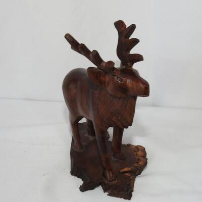 Miniature Carved Elk