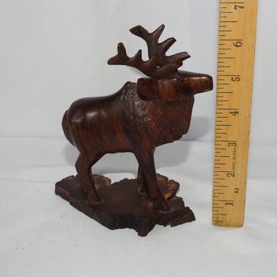 Miniature Carved Elk