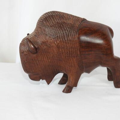 Miniature Carved Buffalo