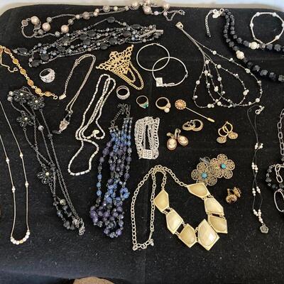 Mixed Jewelry Drawer Contents with 25+ Pieces