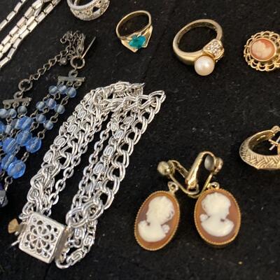 Mixed Jewelry Drawer Contents with 25+ Pieces