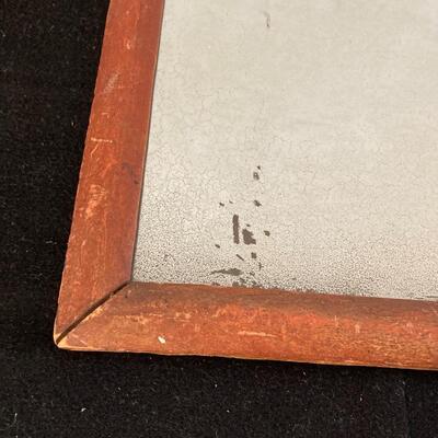 Antique 1800s Wall Mirror 10.5â€w x 13.5â€h