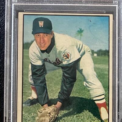 1961 TOPPS #447 Harry Bright PSA Graded EX 5