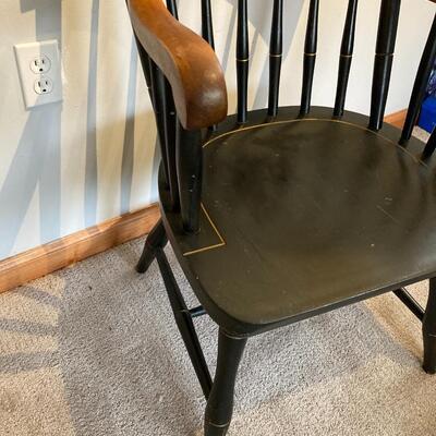 Vintage PRINCETON University Nichols & Stone Wood Windsor Arm Chair