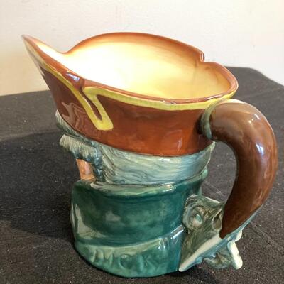 Vintage Royal Doulton Dick Turpin Mask Up Large 6â€h Character Jug Mug