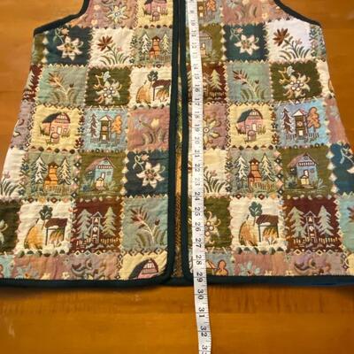 Vitabella Vest Folkart made in Norway open front