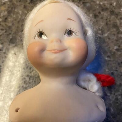 Seeley Doll head and legs porcelin