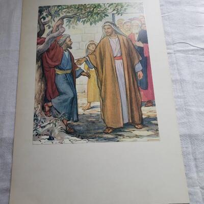 Lithograph Bible early