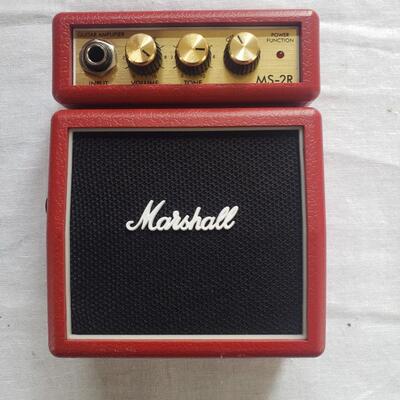 Marshall amplifier Mini as found