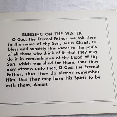 Blessing on the water poster board