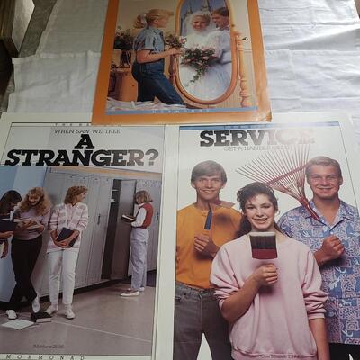Mormon missionary poster lot of 3