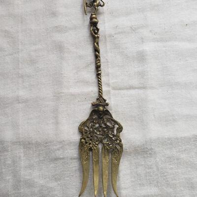 Serving fork ornate and old