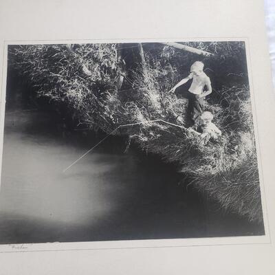 Large photo kids fishing
