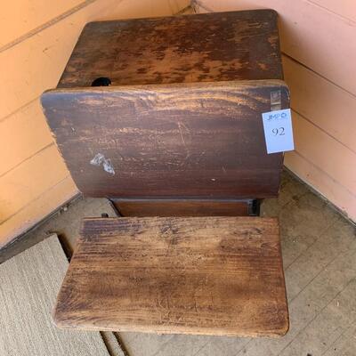Antique student desk