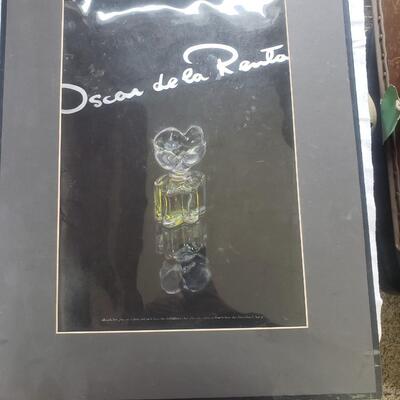 Oscar de la Renta art Actual drawing