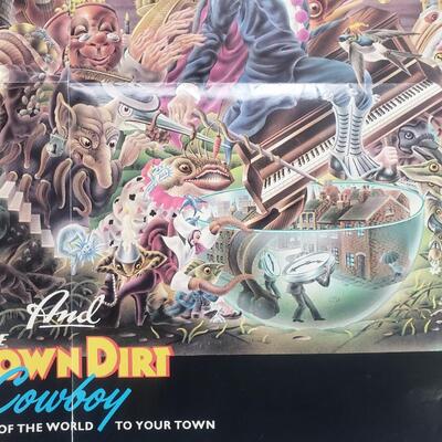 Elton John Brown dirt cowboy poster