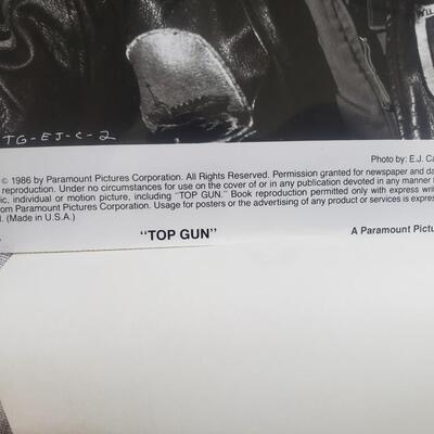 Top Gun publicity photo Tom Cruise Kelly mcgillis