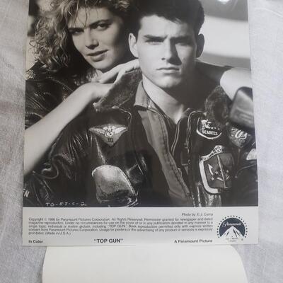 Top Gun publicity photo Tom Cruise Kelly mcgillis