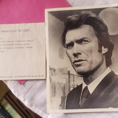 Clint Eastwood publicity photos Paramount pictures movie Alcatraz