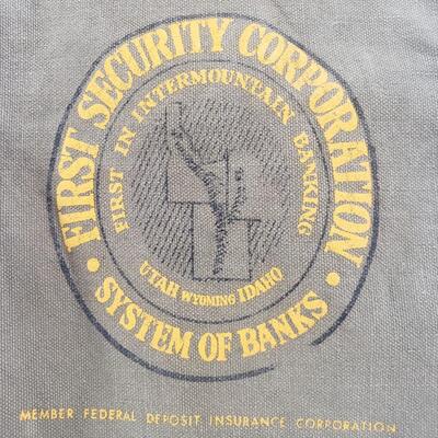 1st security bank bag of Utah Idaho and Wyoming